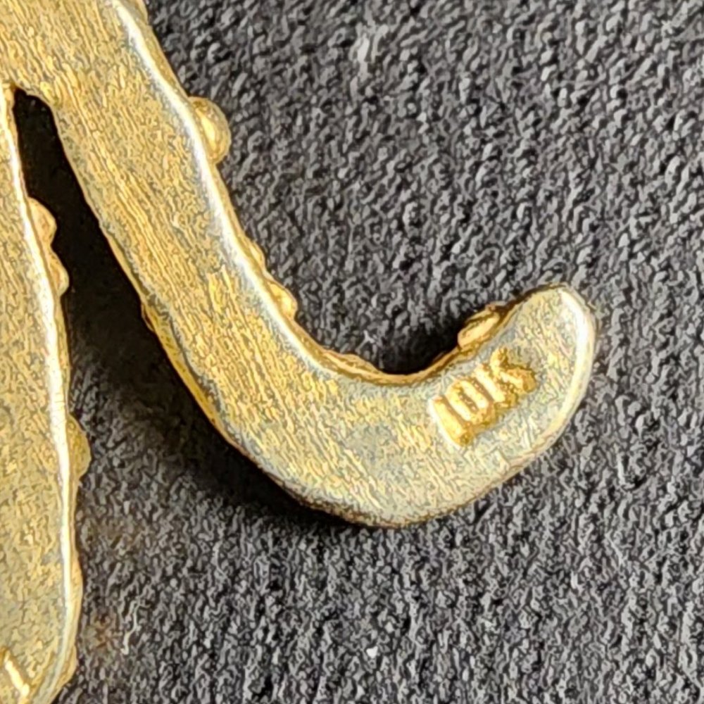 Black Hills Gold Initial Necklace - Picture 5 of 6